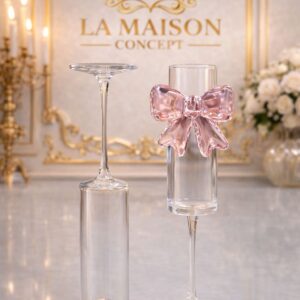 Taça Champagne Laço Rosé