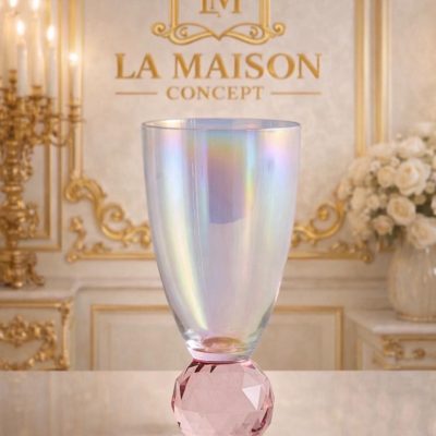 Copo Iridescente e Base Bubble