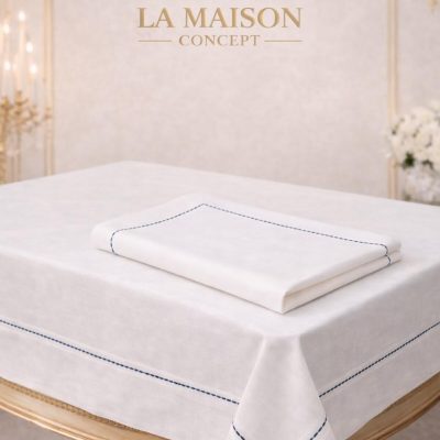 Jogo de Toalhas de Mesa e 6 Guardanapos