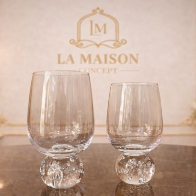 Taça Esfera Transparente Bubble